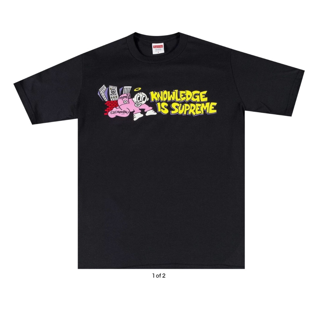 Supreme Knowledge Tee Black